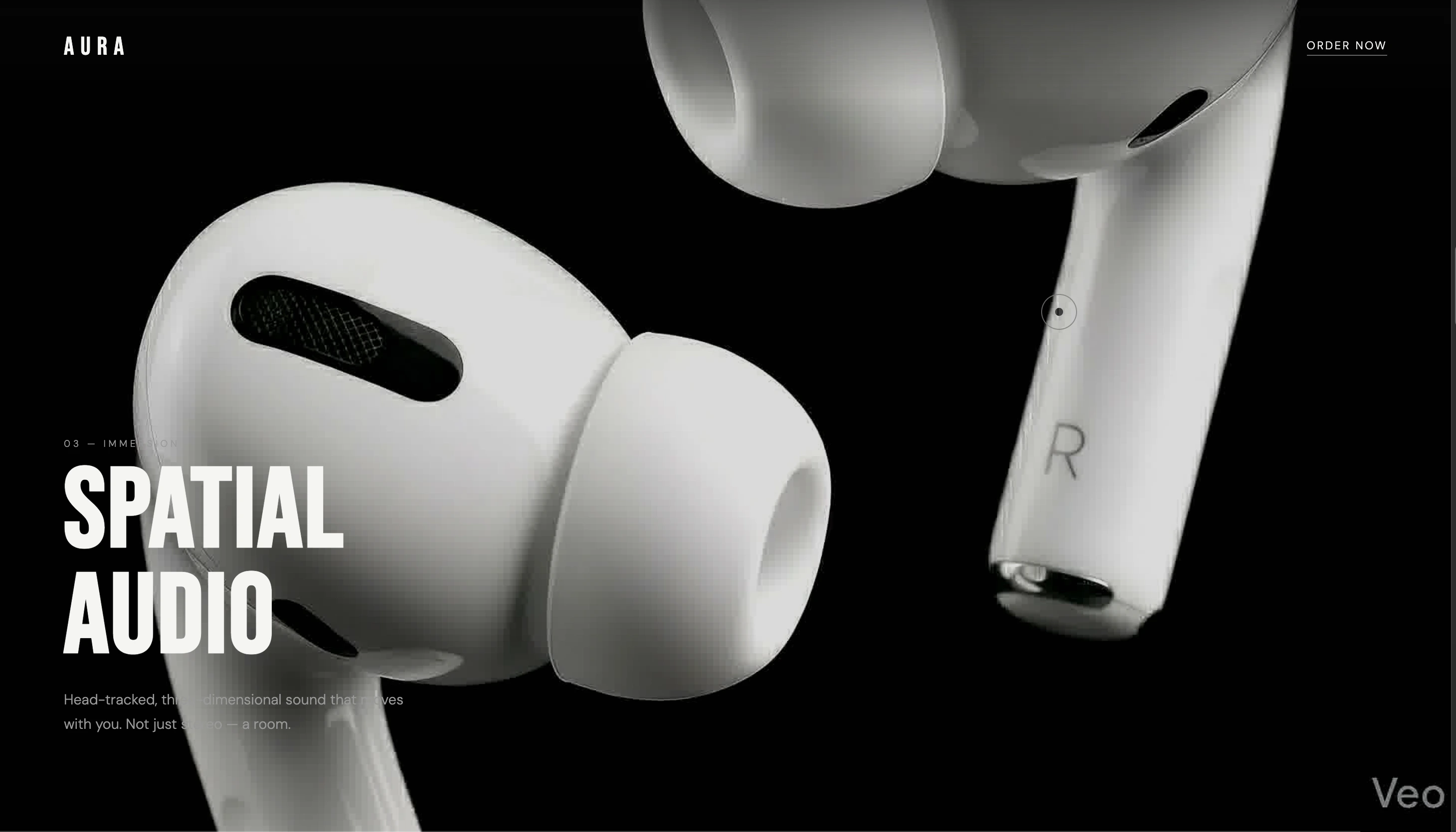 Preview dari proyek Aura Audio